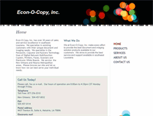 Tablet Screenshot of econ-o-copy.com